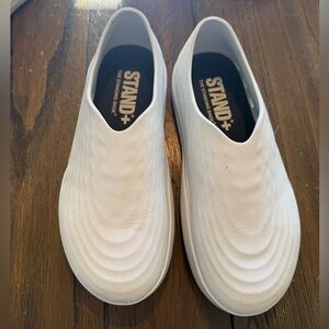 Women's White Slip-On Nurse Shoes